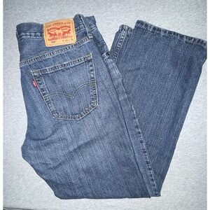 Levi 559 Relaxed Fit Straight Leg 33x30 Med Wash Men Women Jeans Buttery‎ Soft